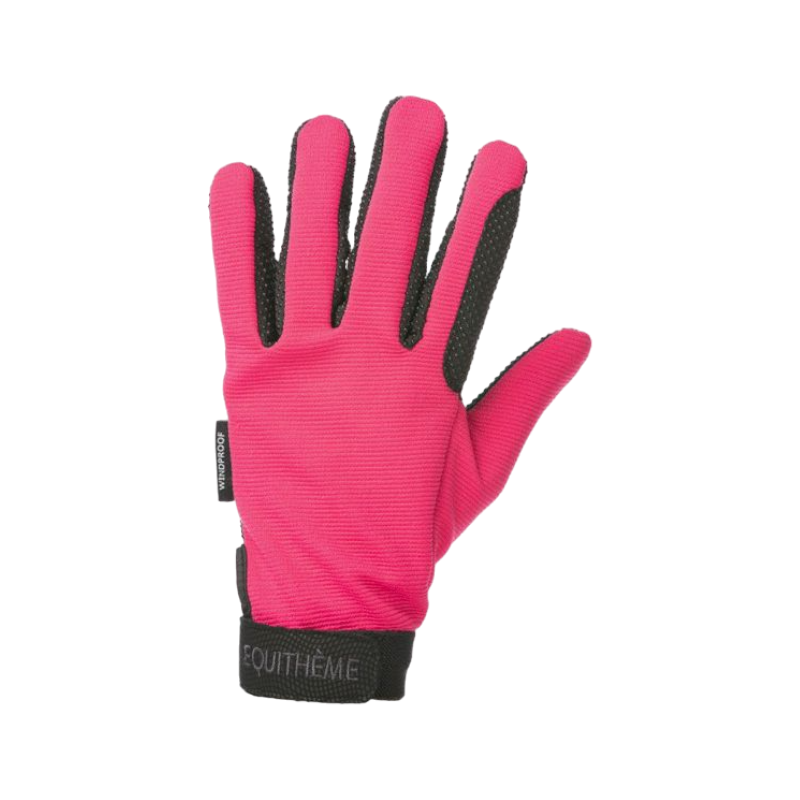 Equithème - Fuchsia gebreide handschoenen