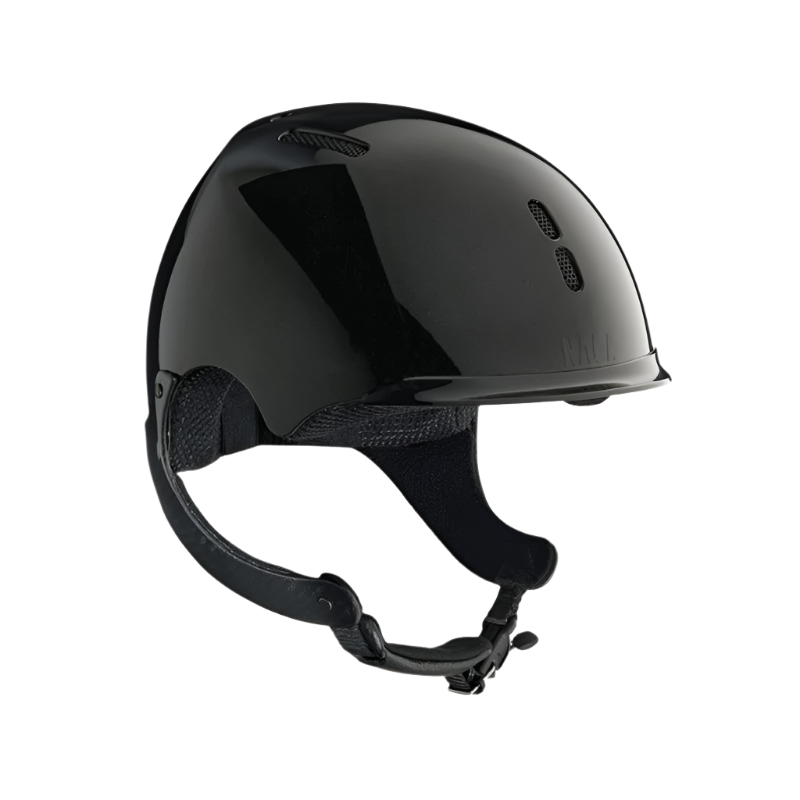 NACA - Casque d'équitation Gravity XP sans visière brillant noir onyx