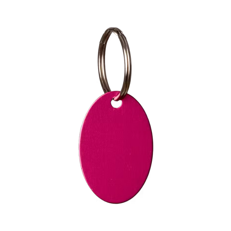 Grooming Deluxe - Médaille à graver ovale rose