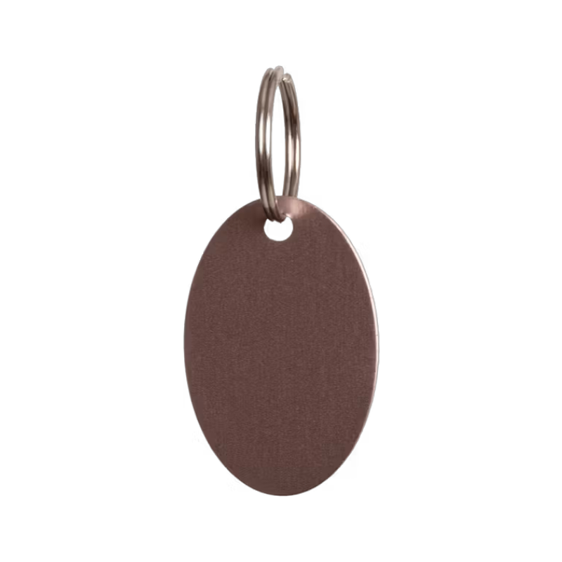 Grooming Deluxe - Médaille à graver ovale vieux rose