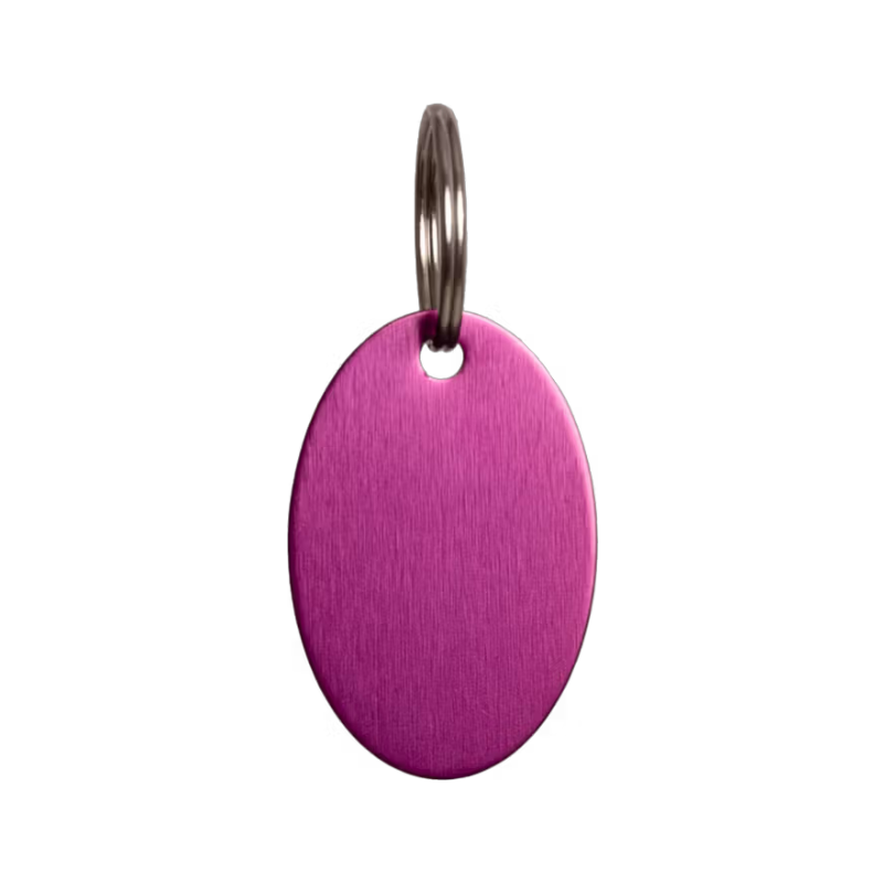 Grooming Deluxe - Médaille à graver ovale violet