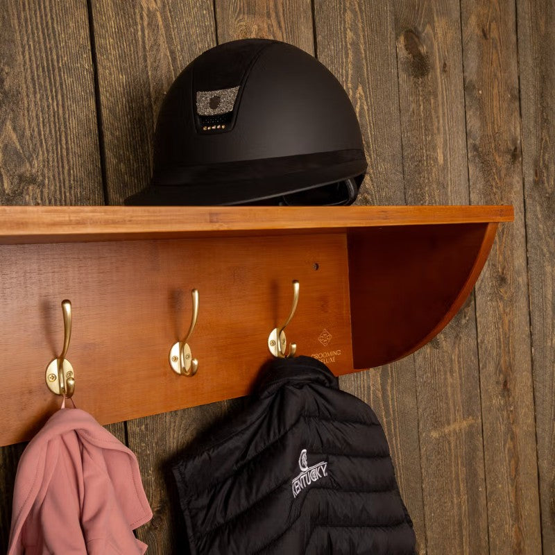 Grooming Deluxe - Wooden headphone holder 