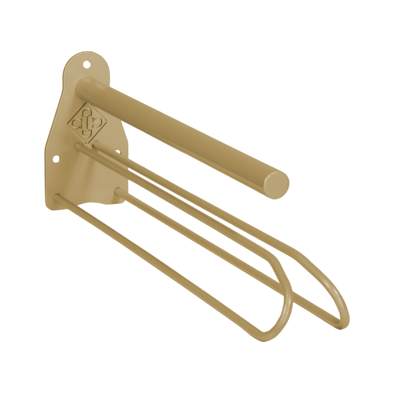 Grooming Deluxe - Porte-selle avec support tapis métal or