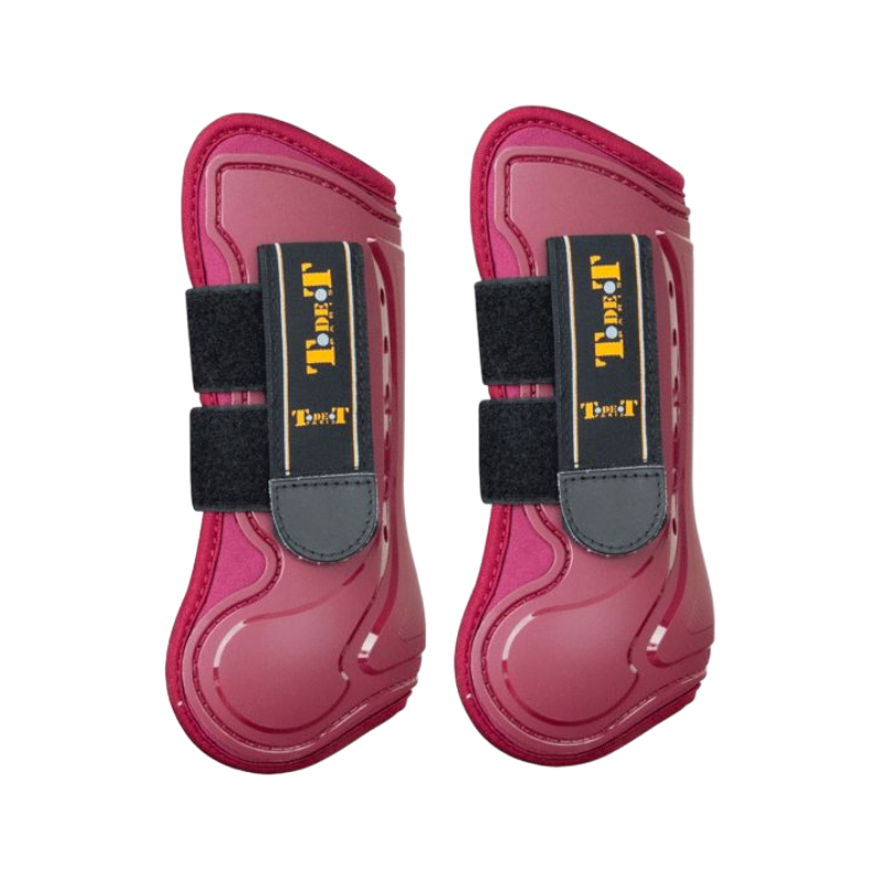 TdeT - Burgundy design open gaiters