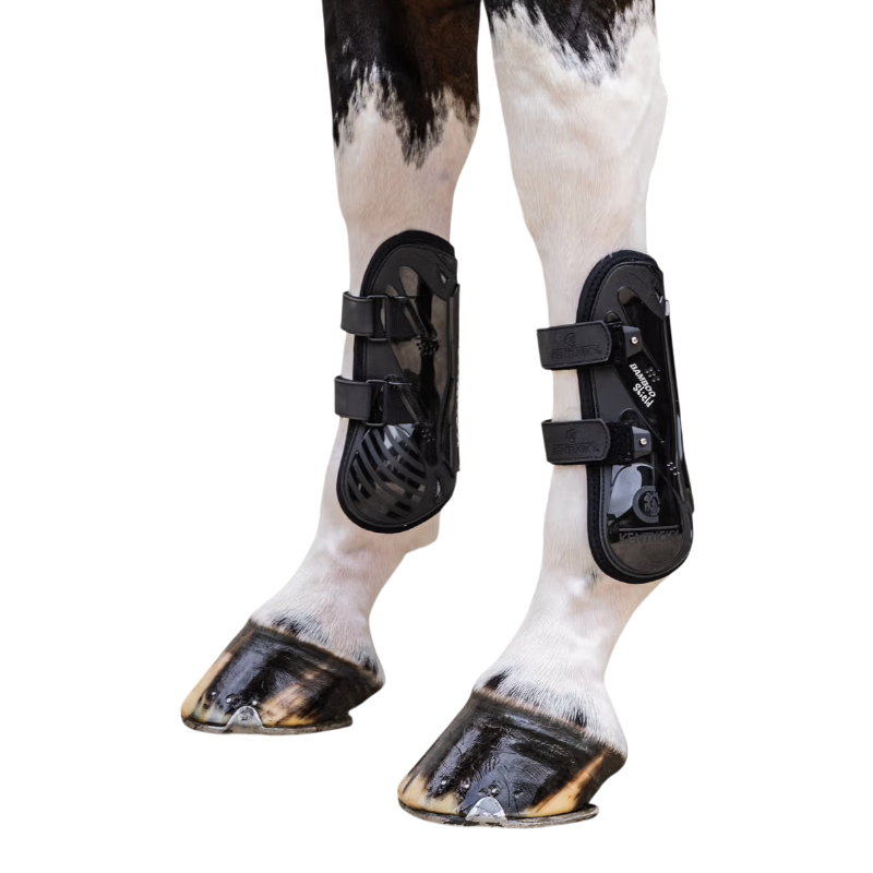 Kentucky Horsewear - Guêtres à velcro Bambou noir