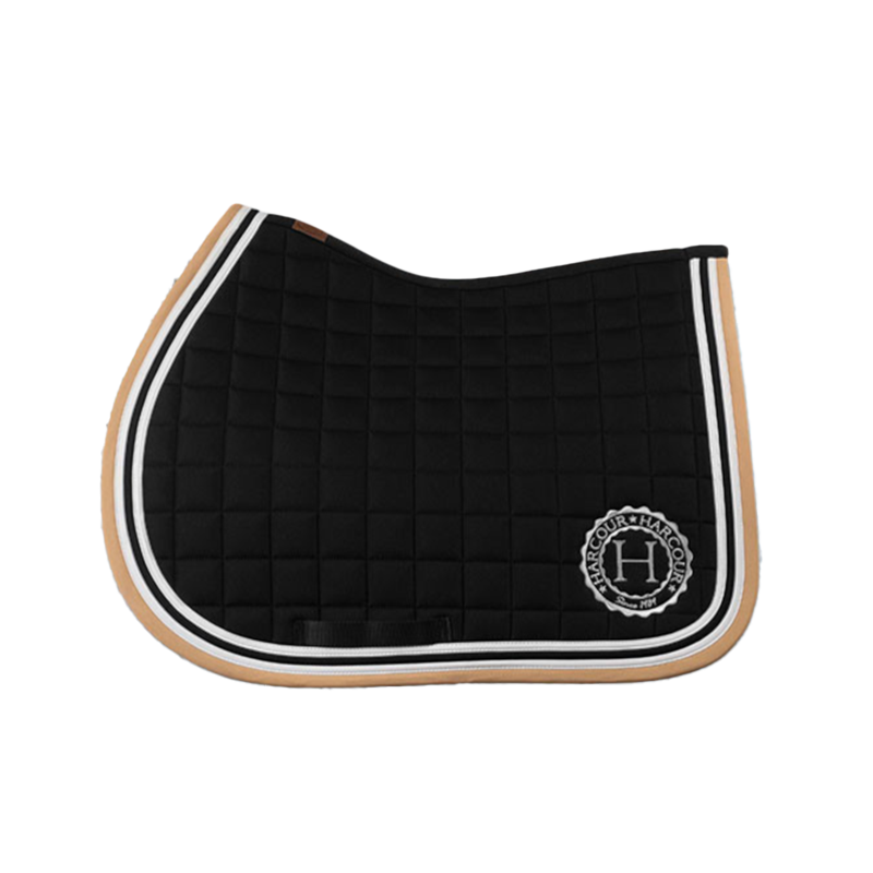 Harcour - Tapis de selle Soft noir