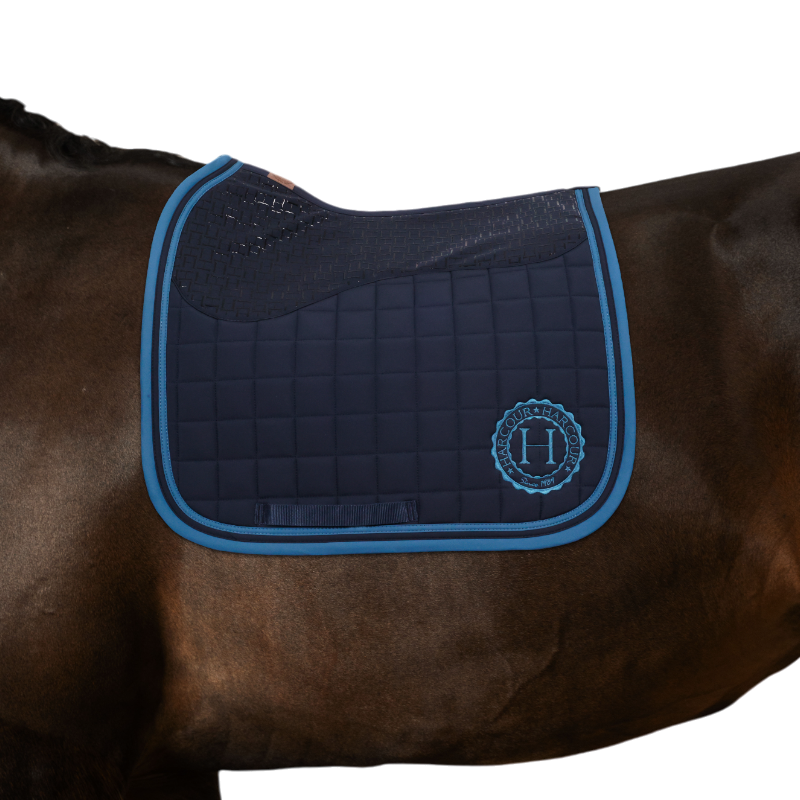 Harcour - Tapis de dressage Sara marine