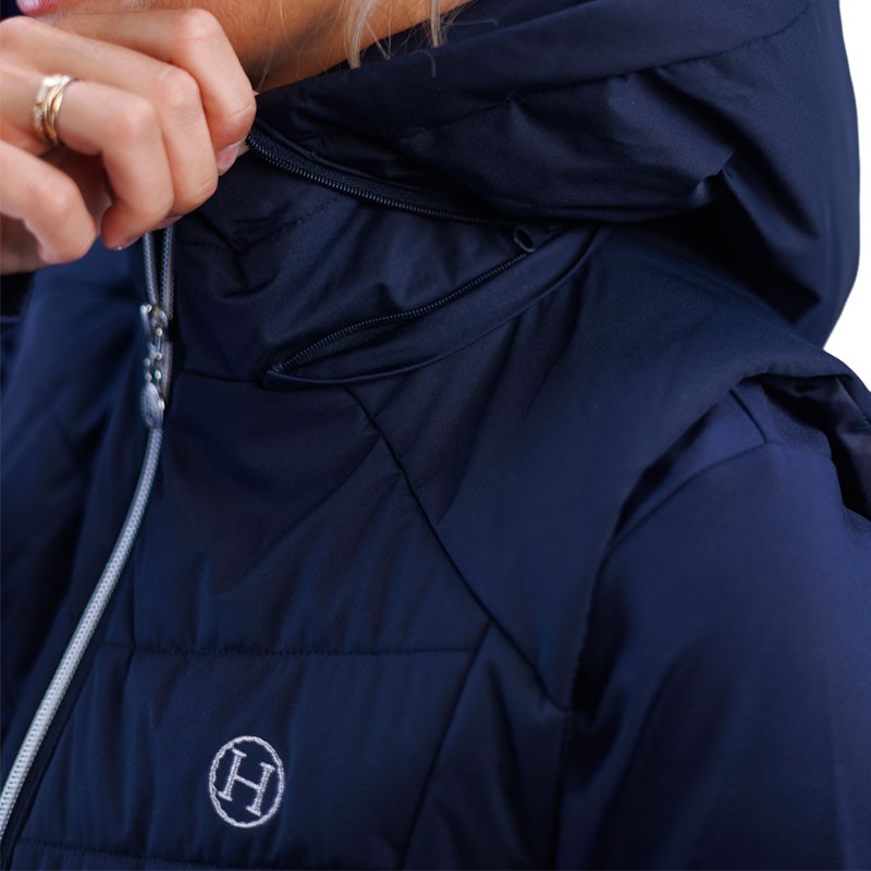 Harcour – Best of Navy ärmellose Daunenjacke für Damen