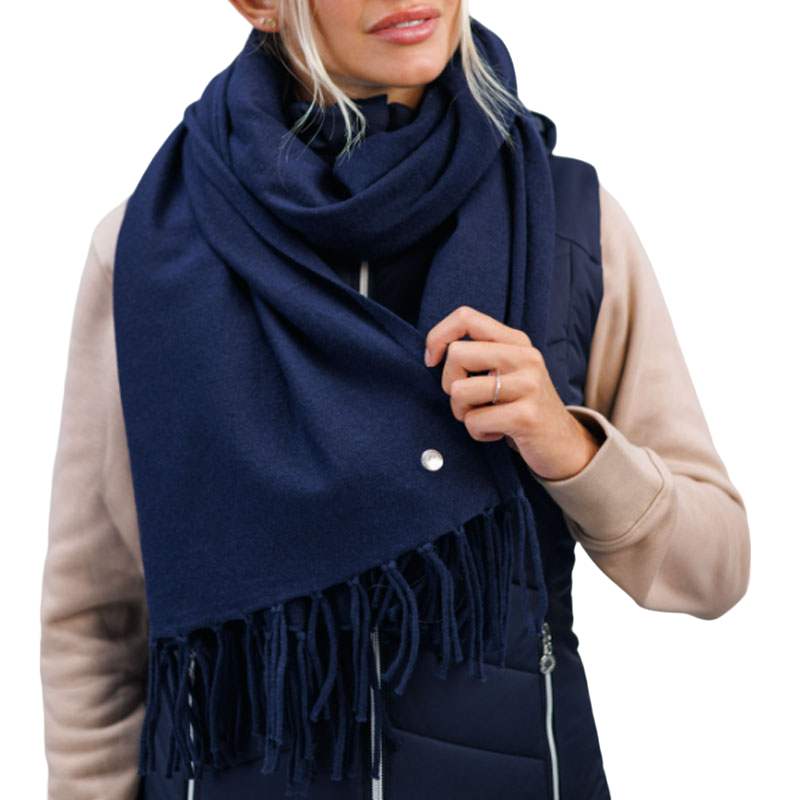 Harcour - Scalli navy scarf