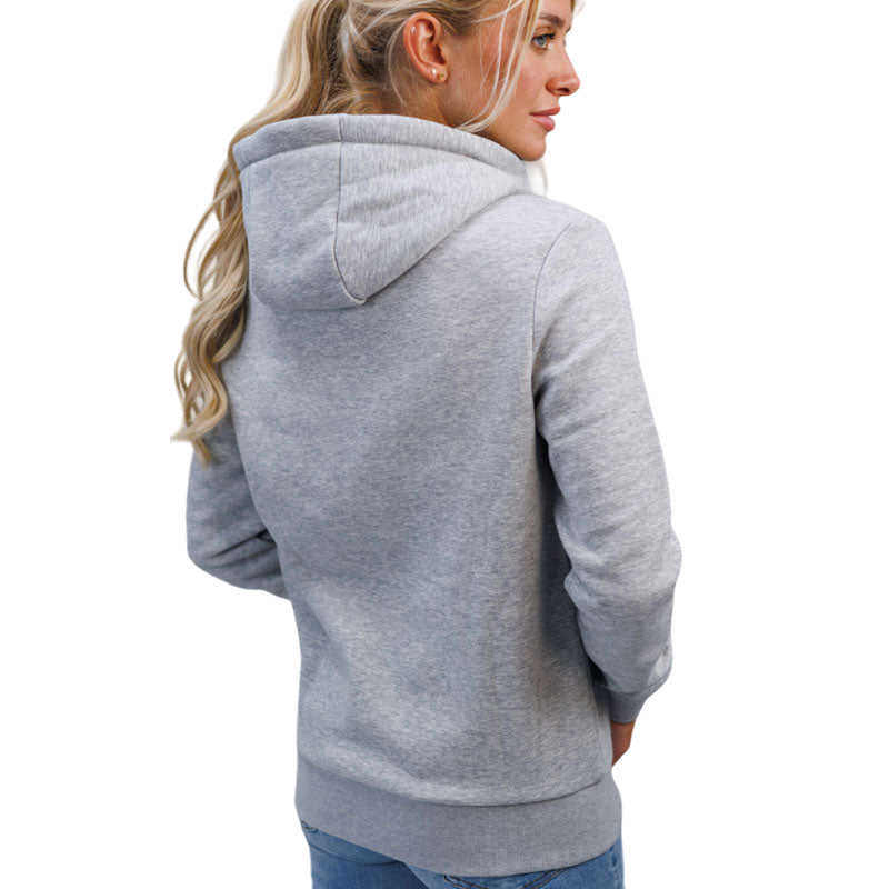 Harcour – Unisex-Kapuzenpullover Samy in Graumelange