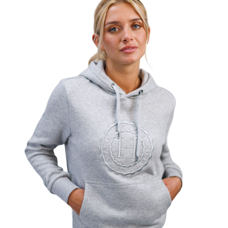 Harcour – Unisex-Kapuzenpullover Samy in Graumelange