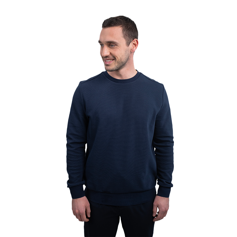 Harcour - Sweat manches longues homme Shelton marine | - Ohlala