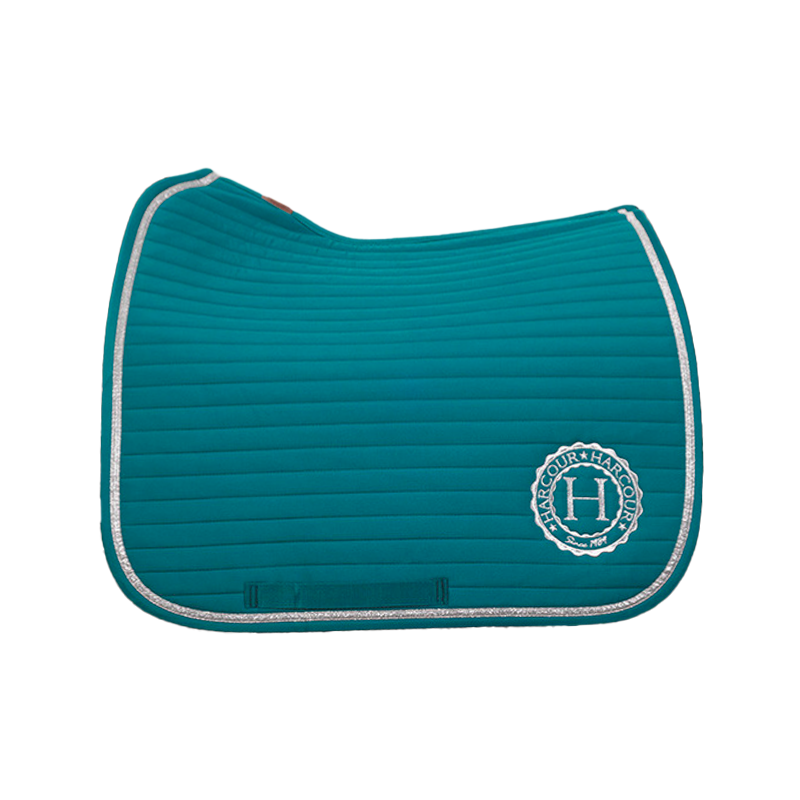 Harcour - Tapis de dressage Karembar bleu canard