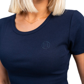 Harcour - T-shirt manches courtes femme Tarlala marine | - Ohlala