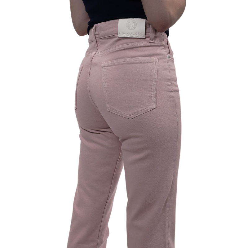 Harcour - Jean mom femme Juliette rose pâle