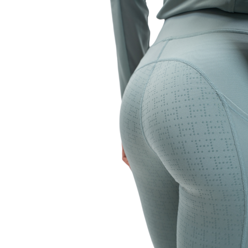 Harcour - Damen Reithose Louna grau grün 