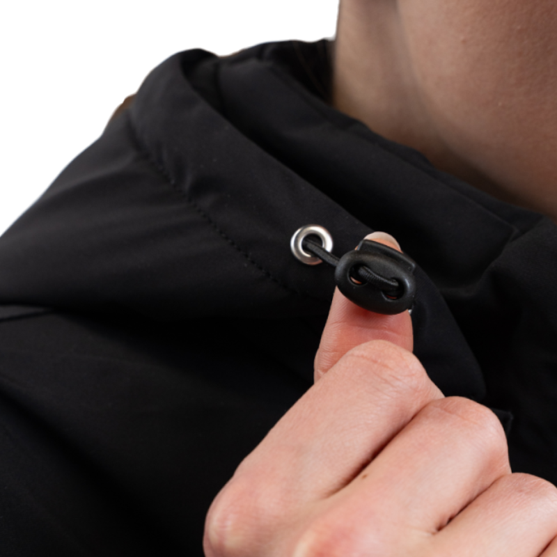 Harcour - Women's long parka Robertah black 