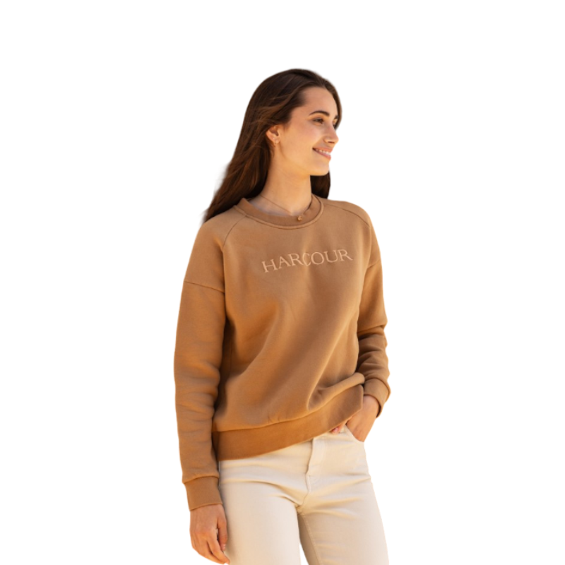 Harcour - Sweat Sirius femme coffee/ sand
