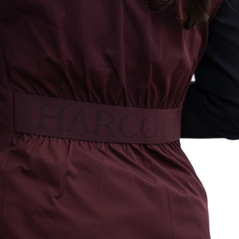 Harcour - Dames mouwloze jas Balma aubergine 