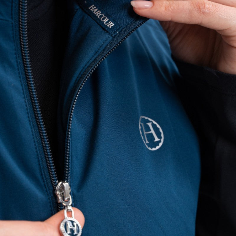 Harcour - Dames mouwloze jas Balma in lagoon blauw 