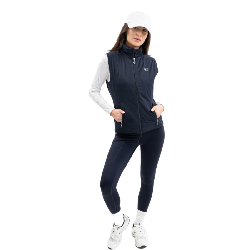 Harcour - Dames mouwloze jas Balma marine 