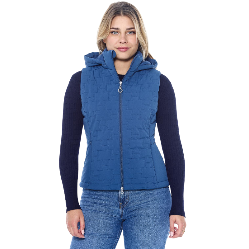 Harcour - Gilet sans manches femme Bernie steel blue