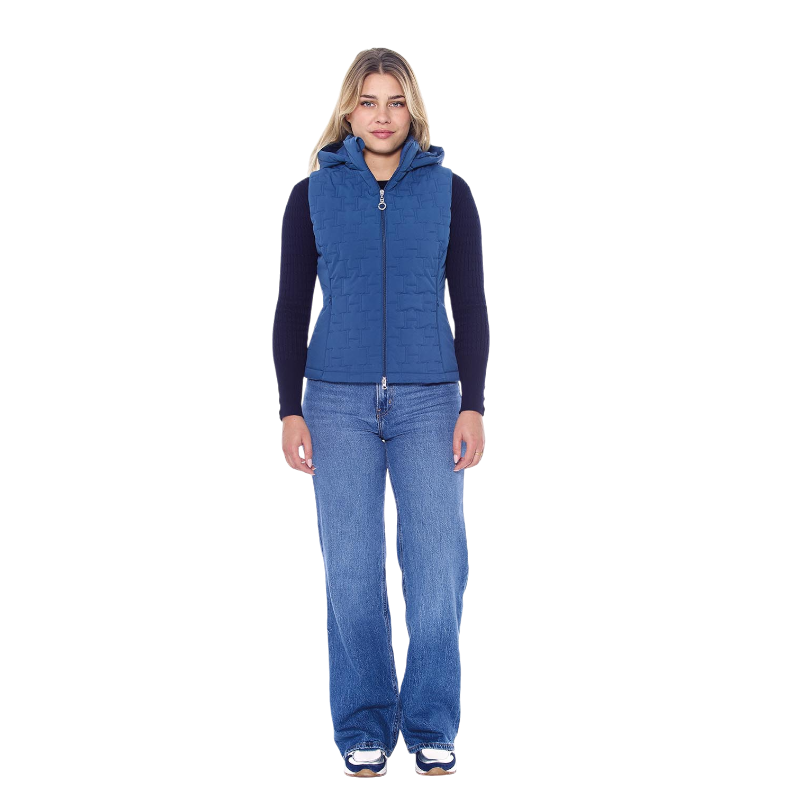 Harcour - Gilet sans manches femme Bernie steel blue
