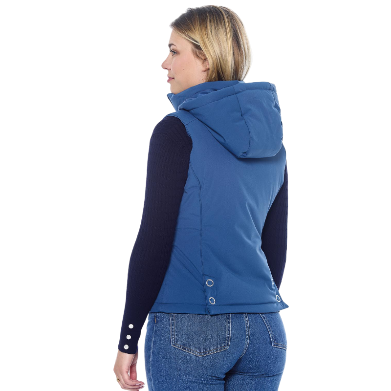 Harcour - Gilet sans manches femme Bernie steel blue