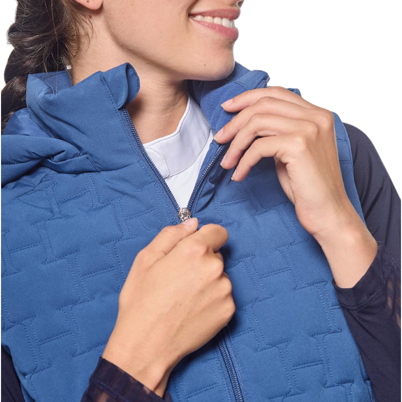 Harcour - Gilet sans manches femme Bernie steel blue