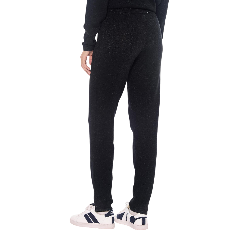 Harcour - Jogging femme Joggi noir shiny
