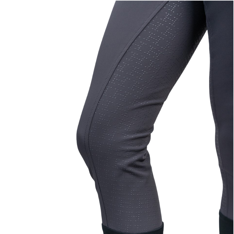 Harcour - Pantalon d'équitation femme Boogie dark grey/ rose gold