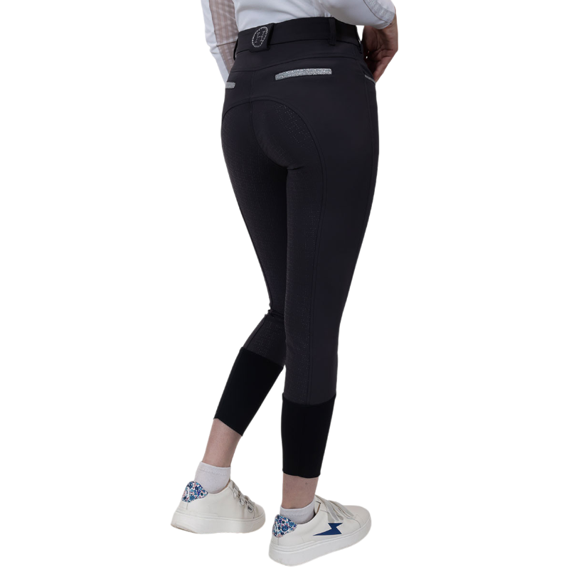 Harcour - Pantalon d'équitation femme Boogie gris foncé