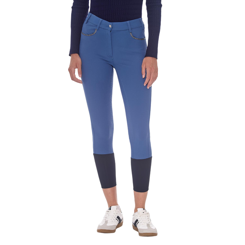 Harcour - Pantalon d'équitation femme Boogie steel blue