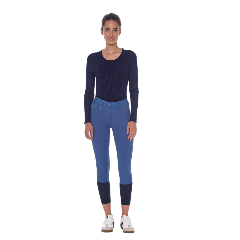 Harcour - Pantalon d'équitation femme Boogie steel blue