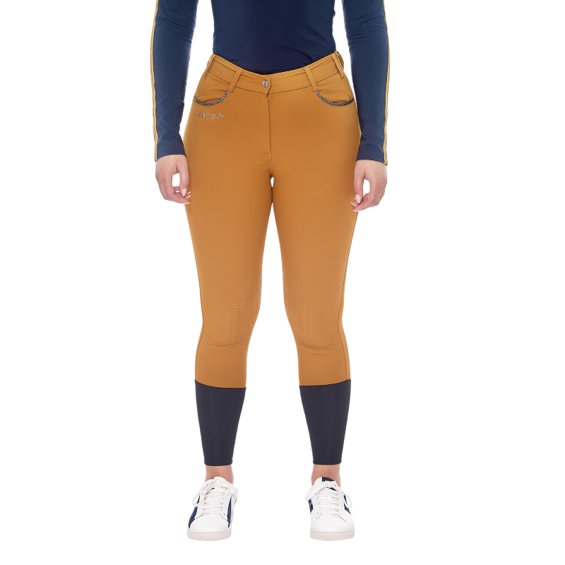 Harcour - Pantalon d'équitation femme Jaltika golden yellow