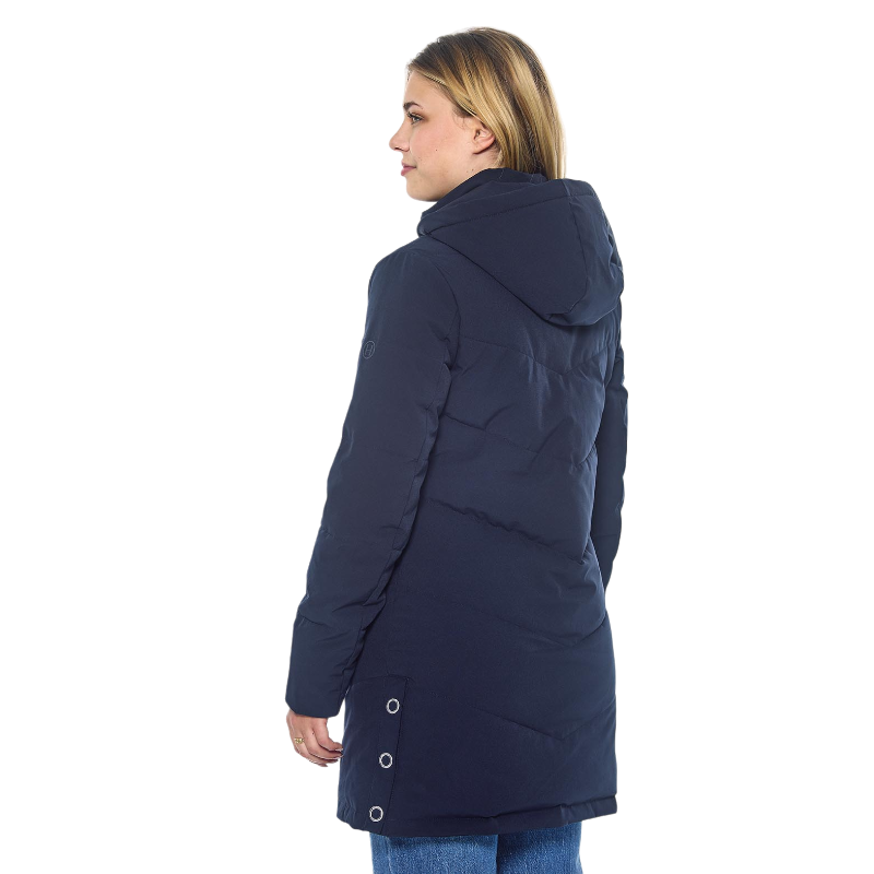 Harcour - Parka longue femme Pich marine