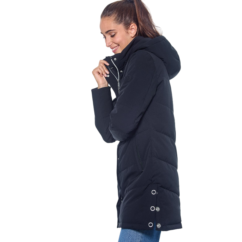 Harcour - Parka longue femme Pich noir