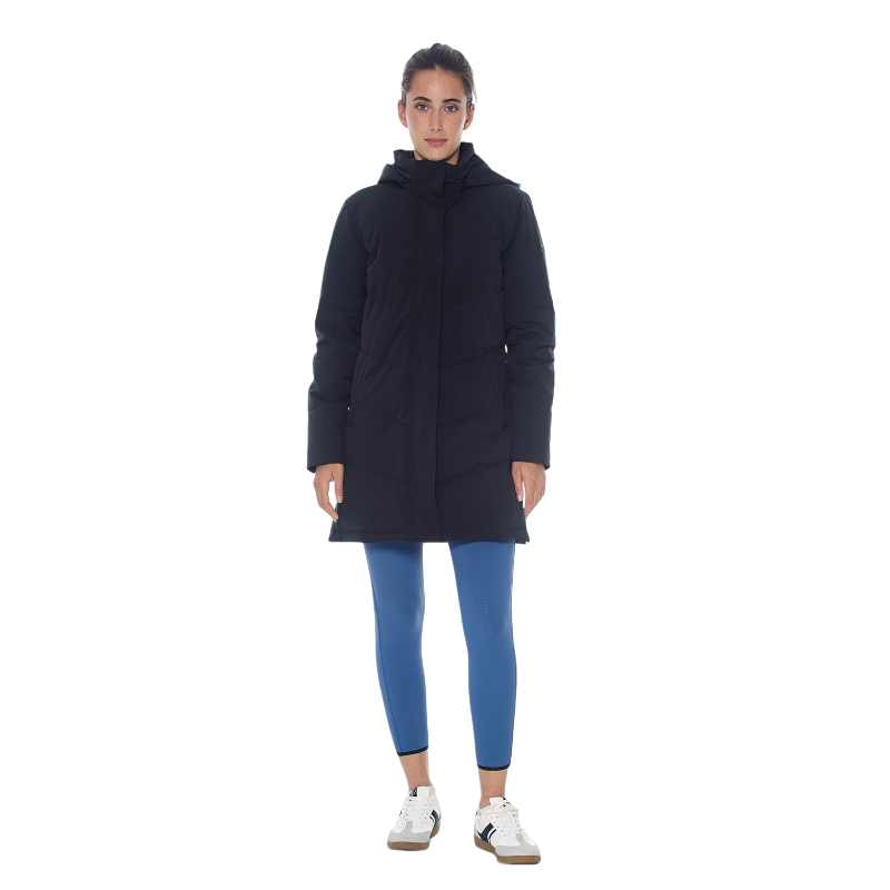 Harcour - Parka longue femme Pich noir