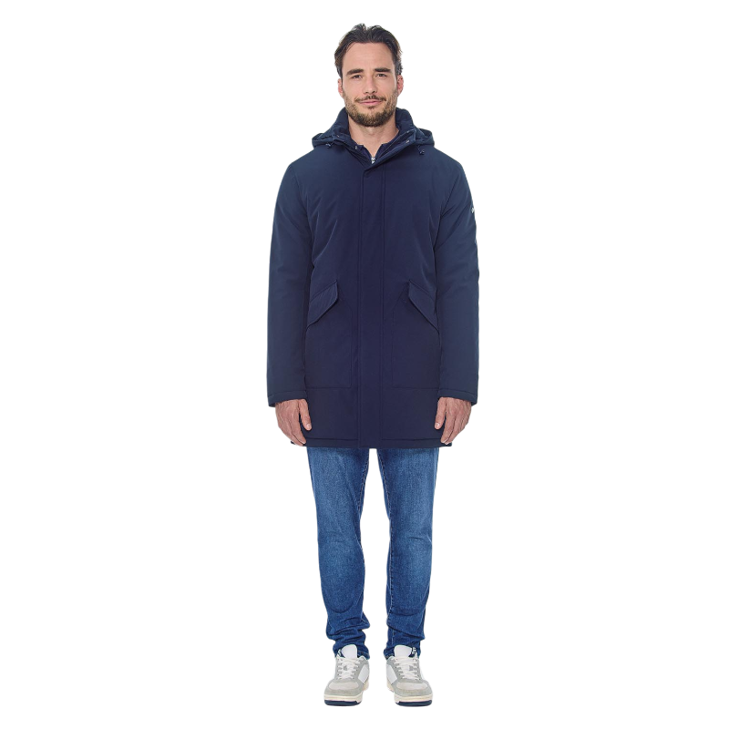 Harcour - Parka longue homme Paulin marine
