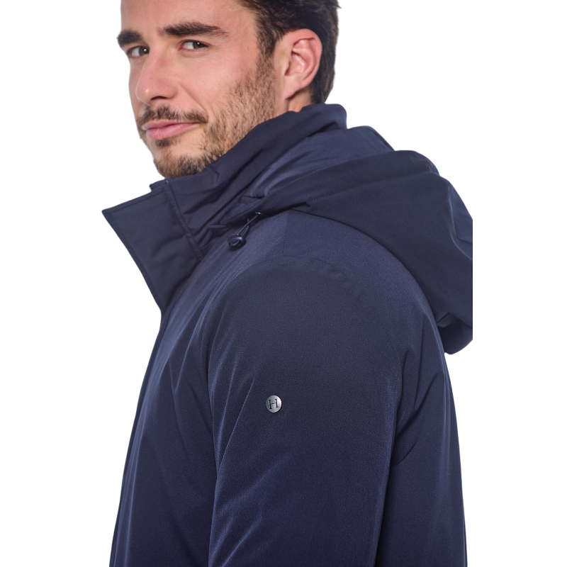 Harcour - Parka longue homme Paulin marine