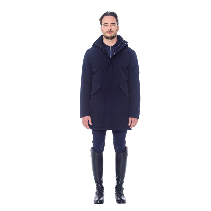 Harcour - Parka longue homme Paulin marine