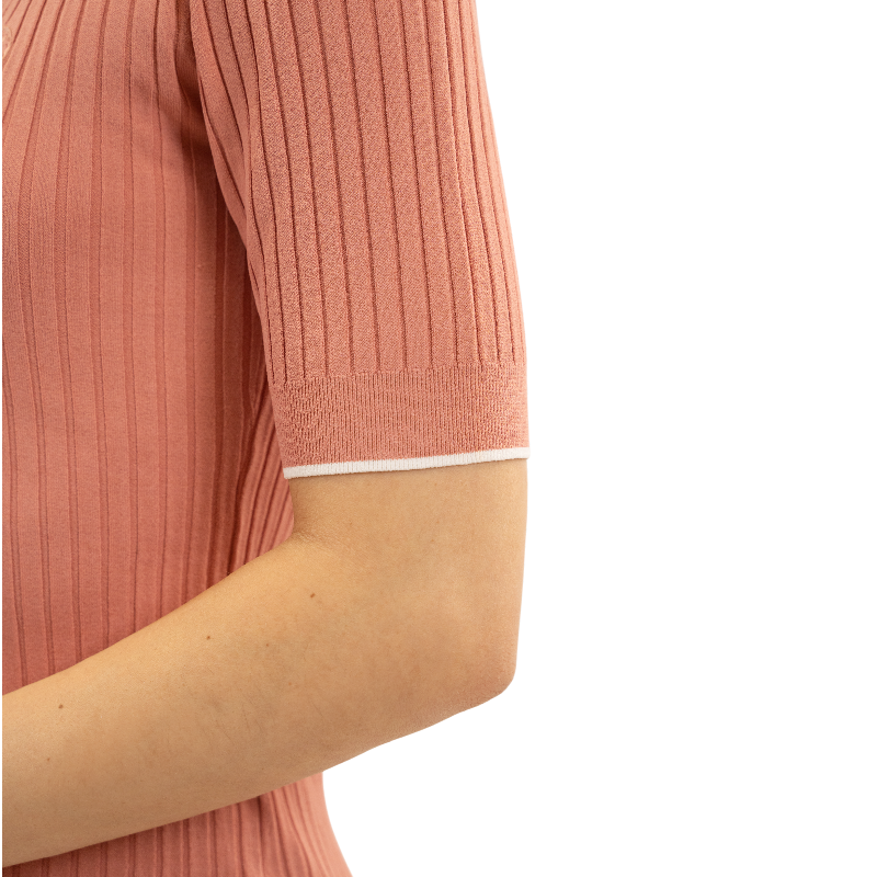 Harcour - Polo manches courtes femme Bethanie rose aurore | - Ohlala