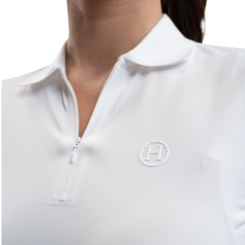 Harcour - Korte mouwen dames polo Popsy wit 