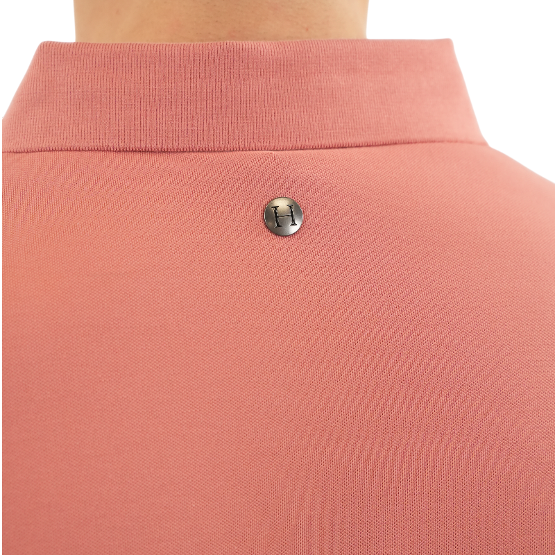 Harcour - Polo manches courtes homme Oscar rose aurore | - Ohlala
