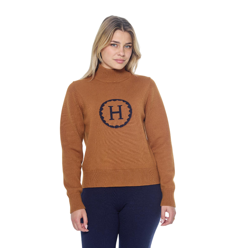 Harcour - Pull manches longues femme Plaza golden yellow