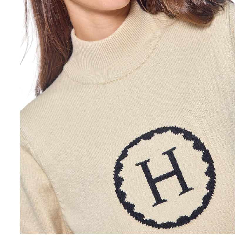 Harcour - Pull manches longues femme Plaza ivoire