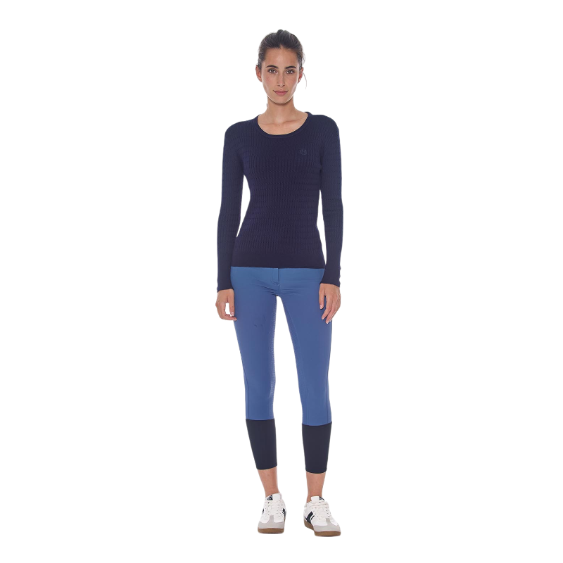 Harcour - Pull manches longues femme Pompadou marine