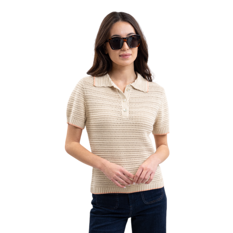 Harcour - T-shirt met korte mouwen voor vrouwen Pony lin 