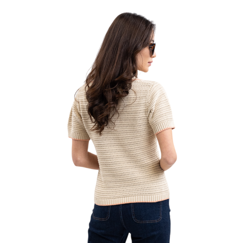 Harcour - T-shirt met korte mouwen voor vrouwen Pony lin 