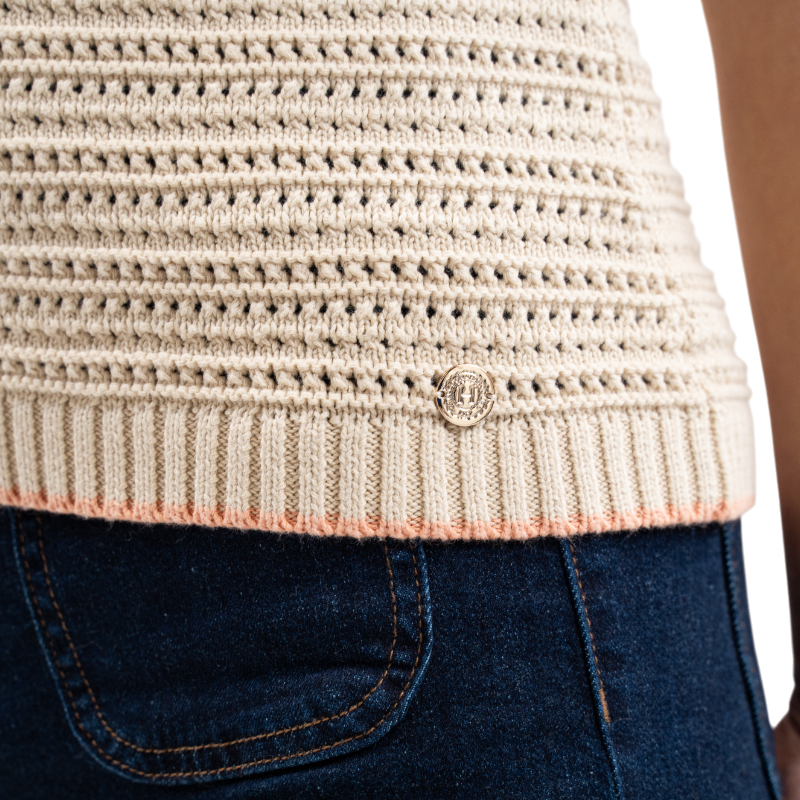 Harcour - T-shirt met korte mouwen voor vrouwen Pony lin 